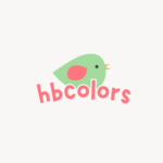 logo crèche et garderie enfant illustration pastel vert rouge jaune beige