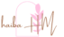 brown pink minimalist fashion brand logo